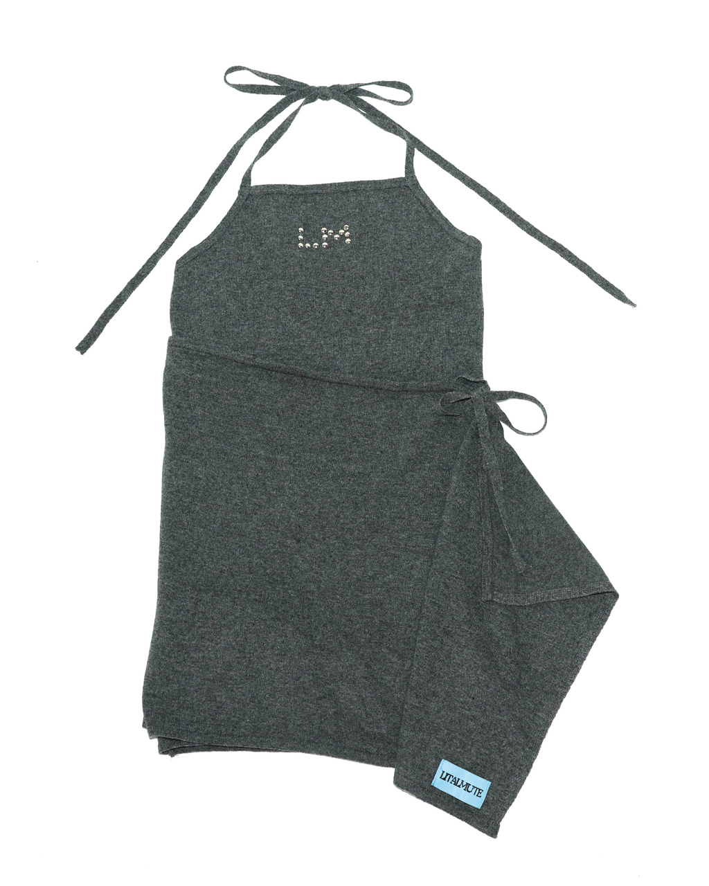 studs layered onepiece(gray)