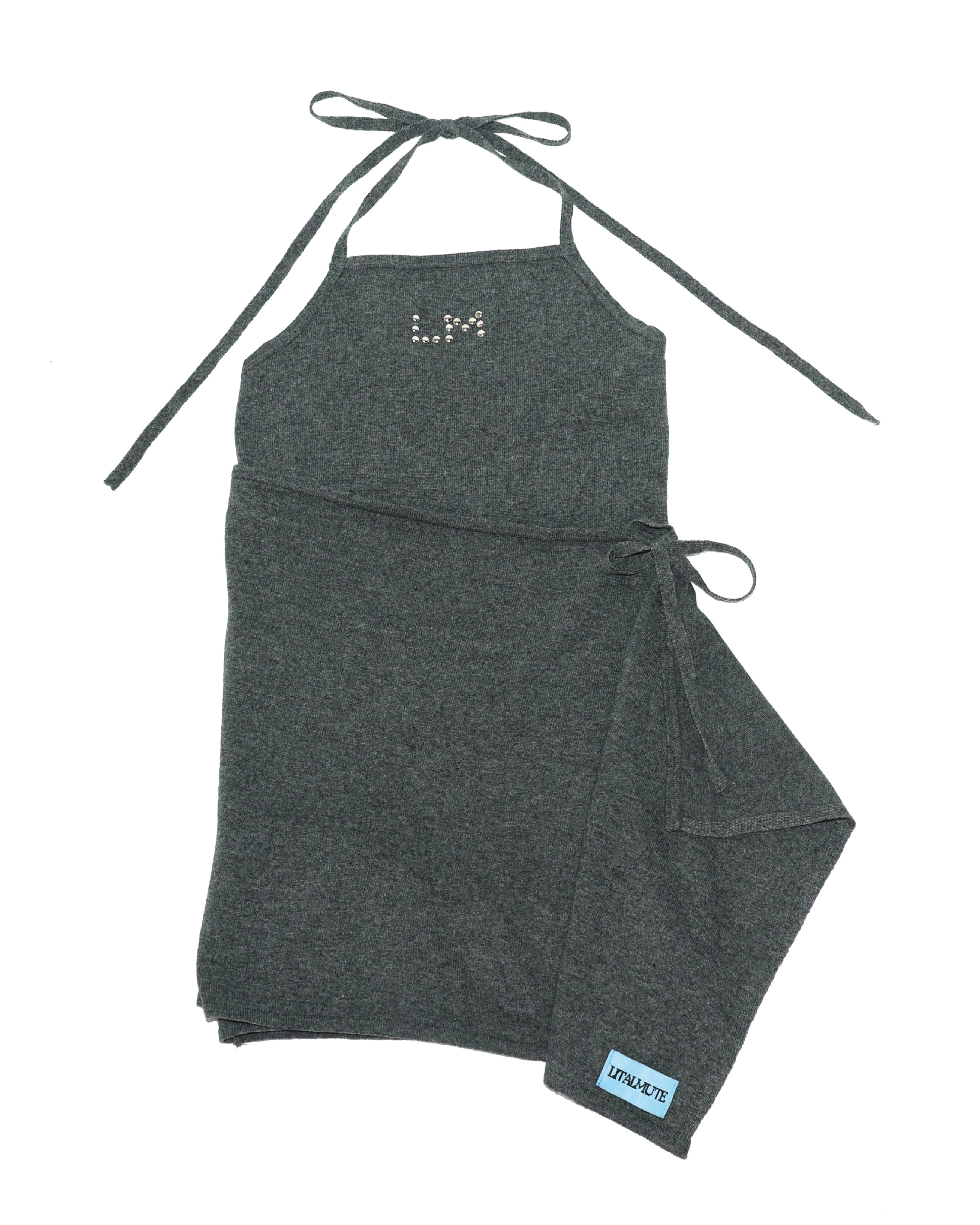studs layered onepiece(gray)