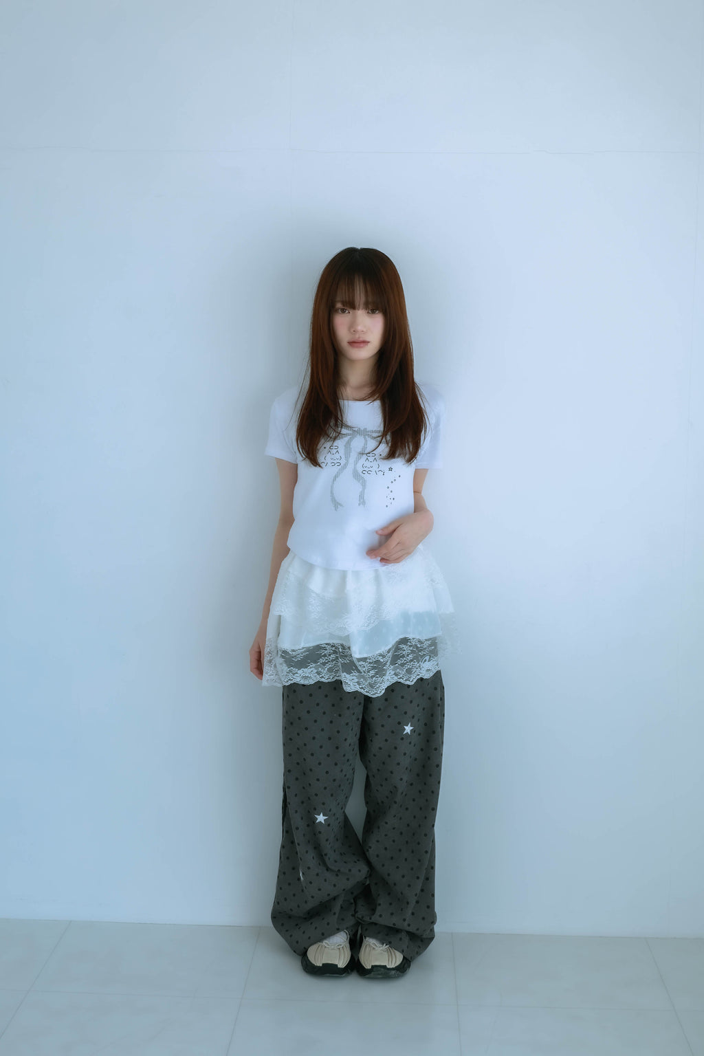 dot patch pants