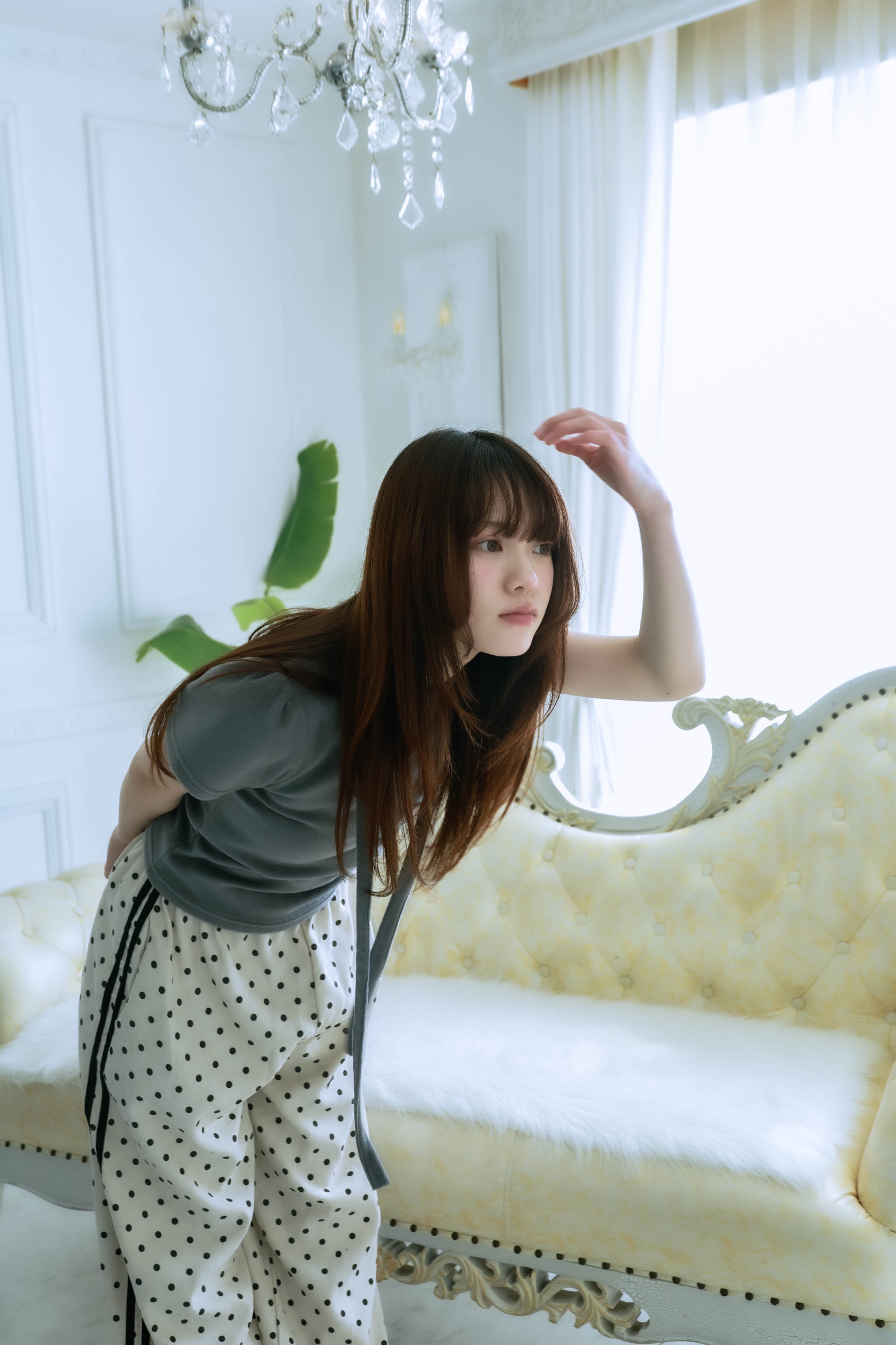 dot patch pants