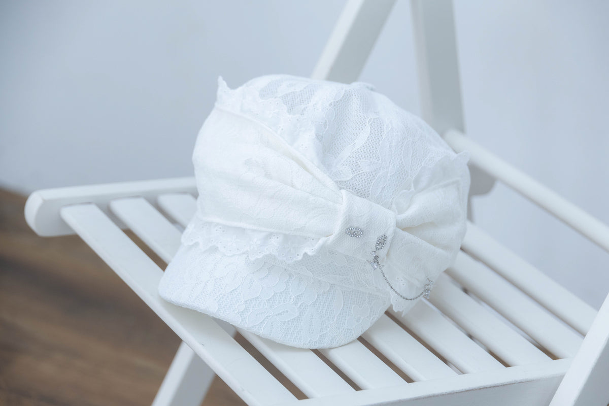 angel ribbon cap(white)