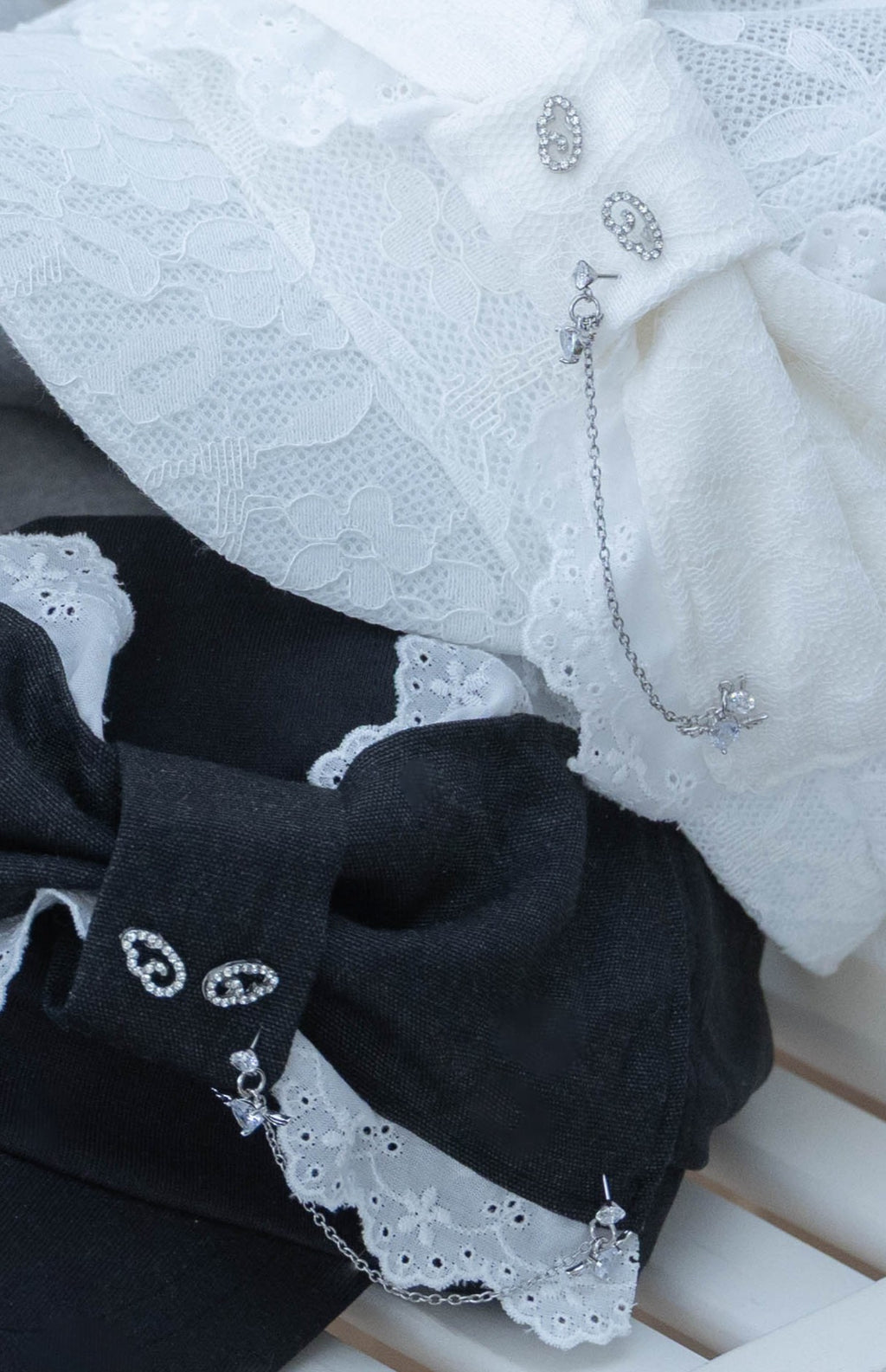angel ribbon cap (glay)