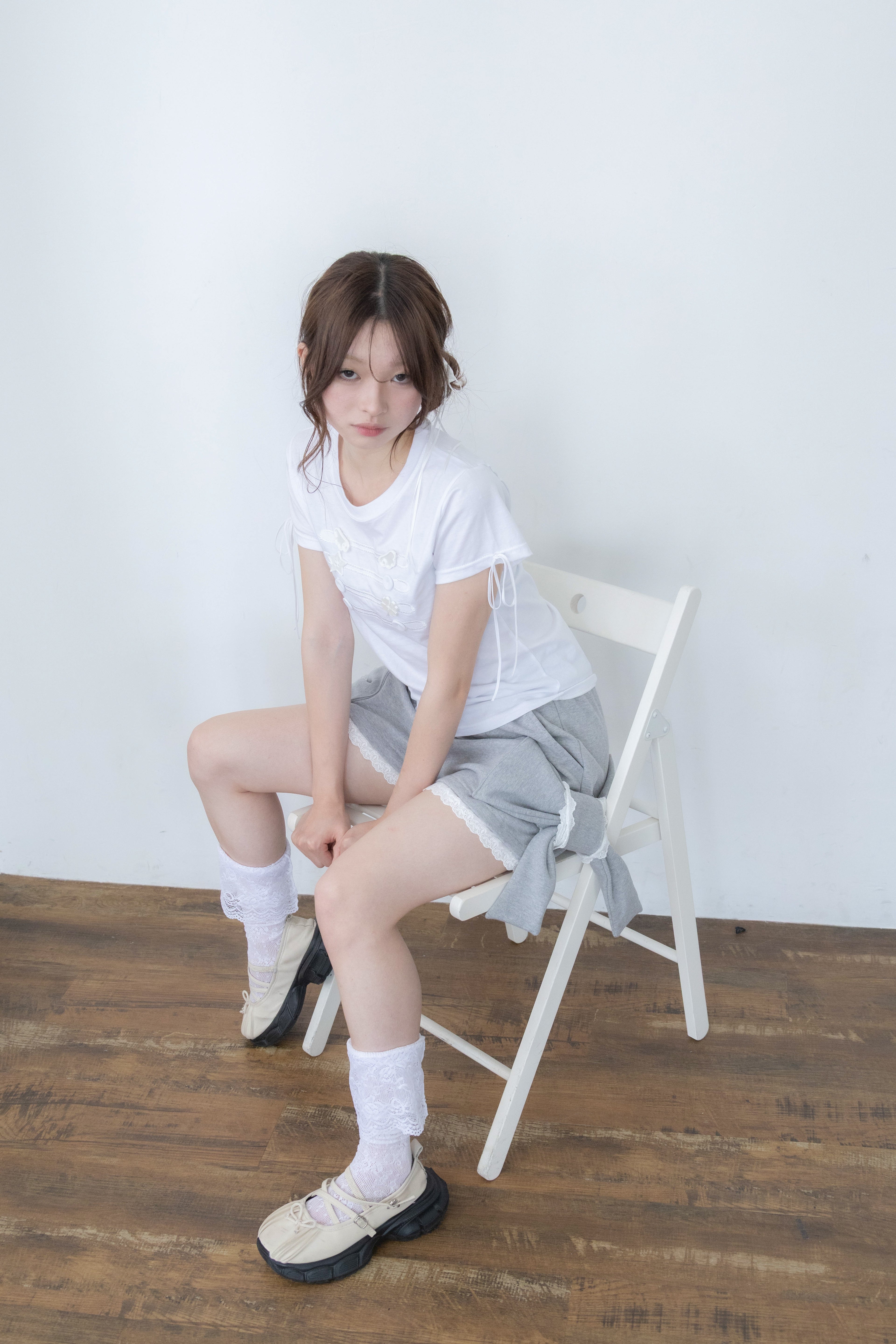 big ribbon pants(gray)