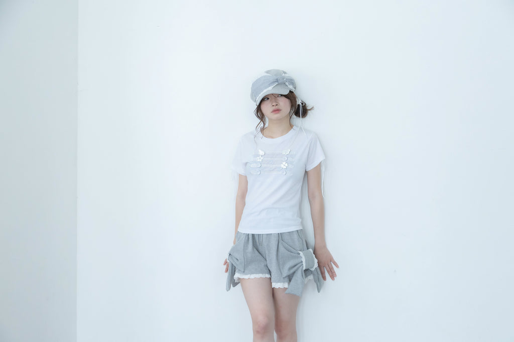 big ribbon pants(gray)