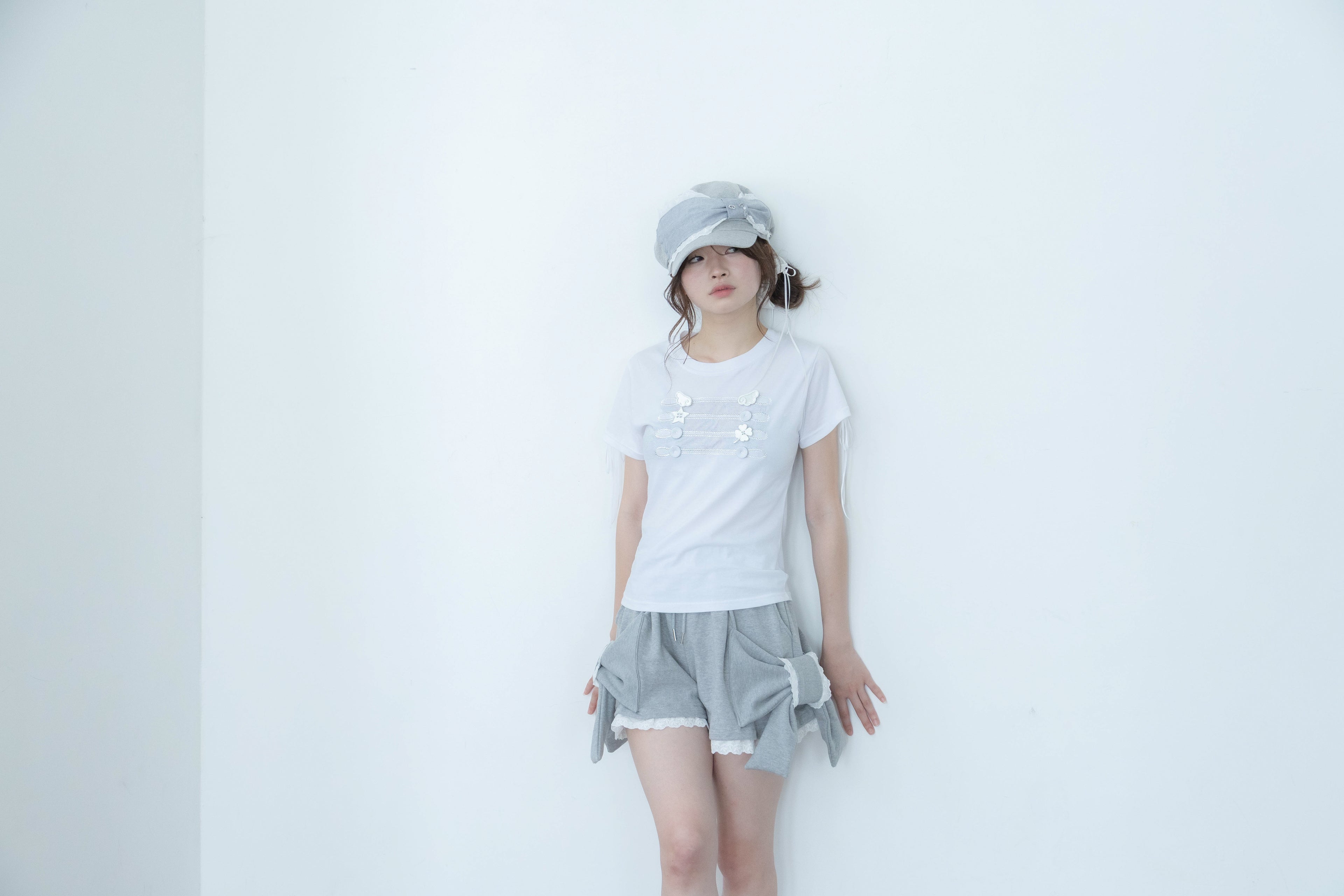 big ribbon pants(gray)