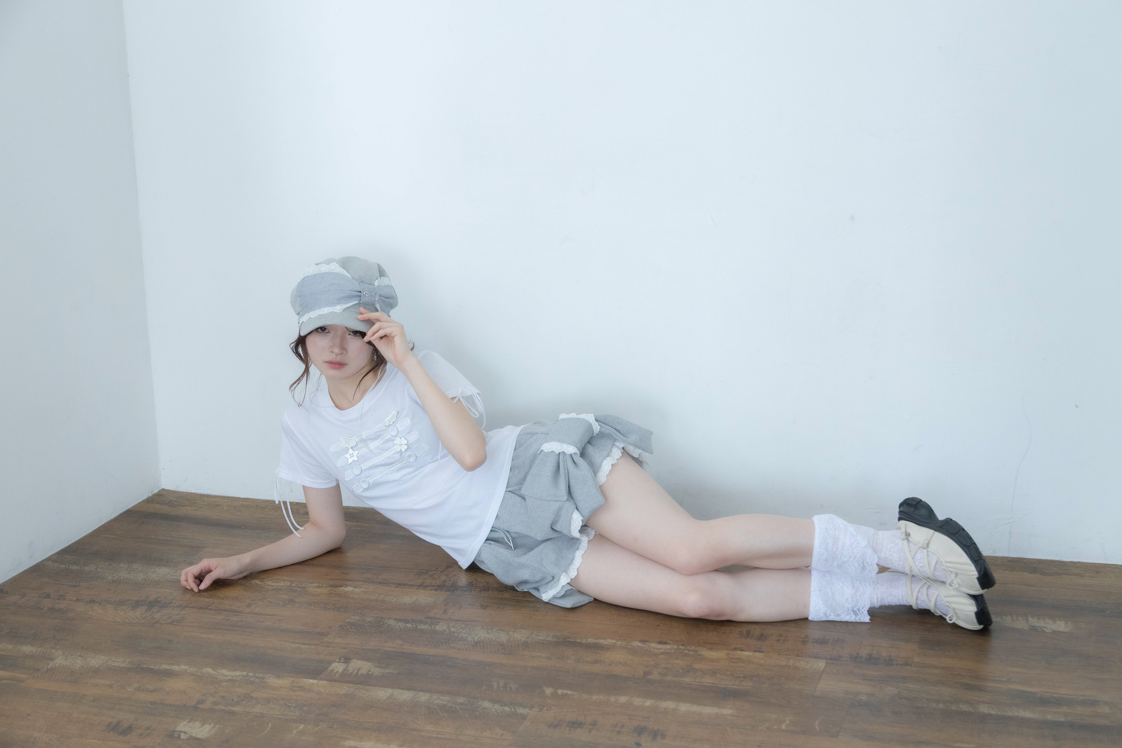 big ribbon pants(gray)