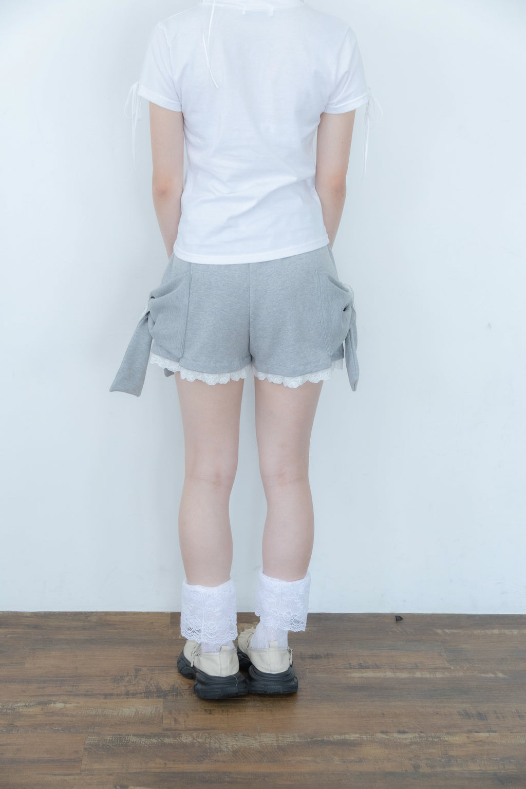 big ribbon pants(gray)