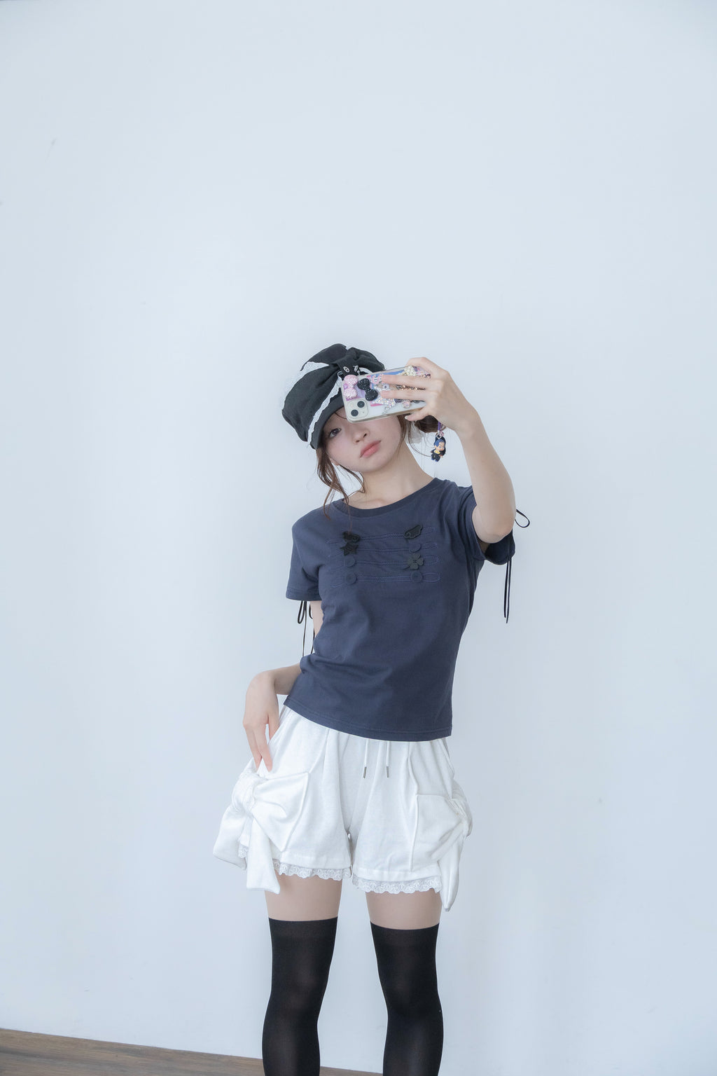 big ribbon pants(white)