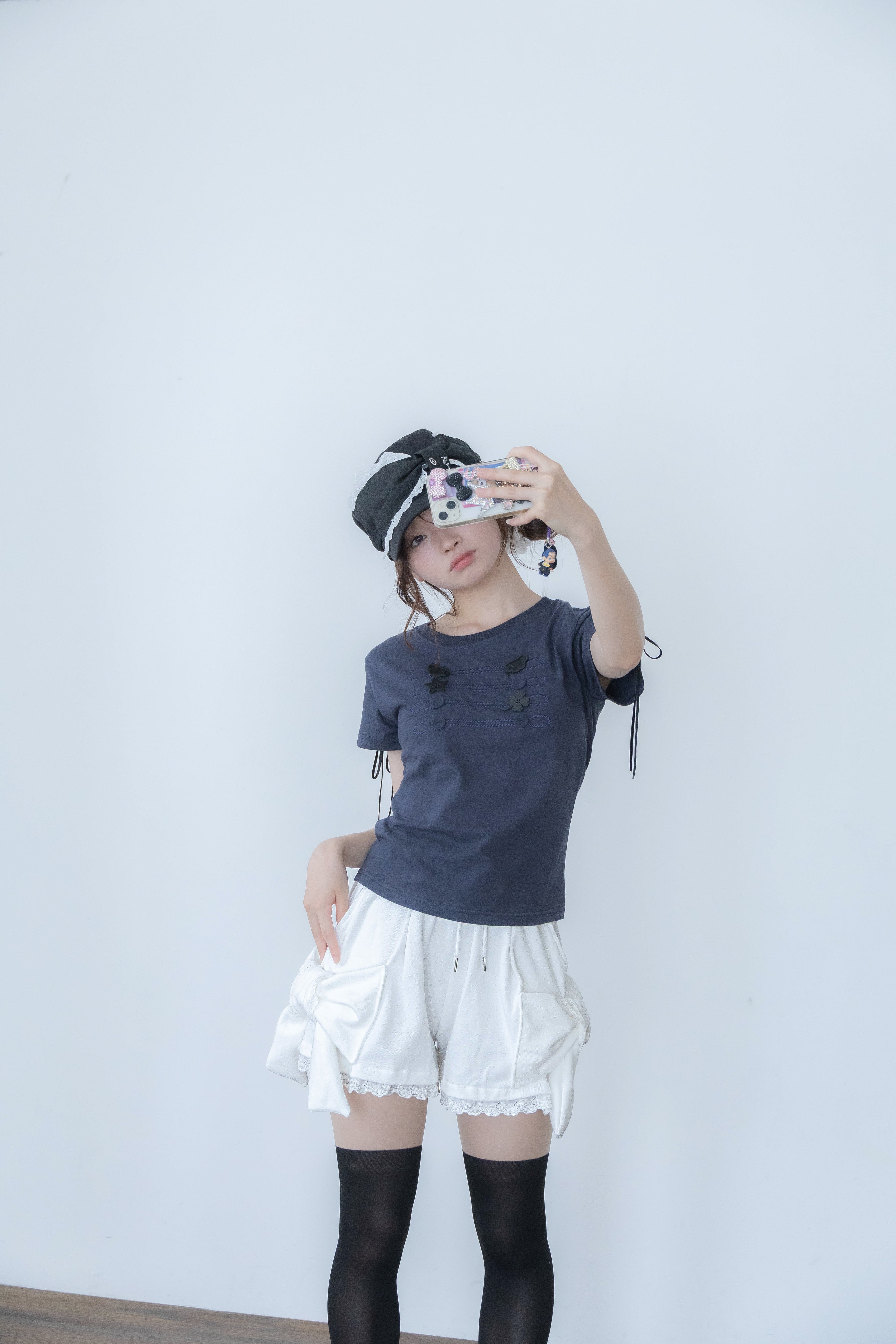 big ribbon pants(white)