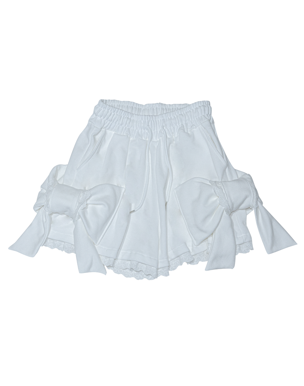 big ribbon pants(white)