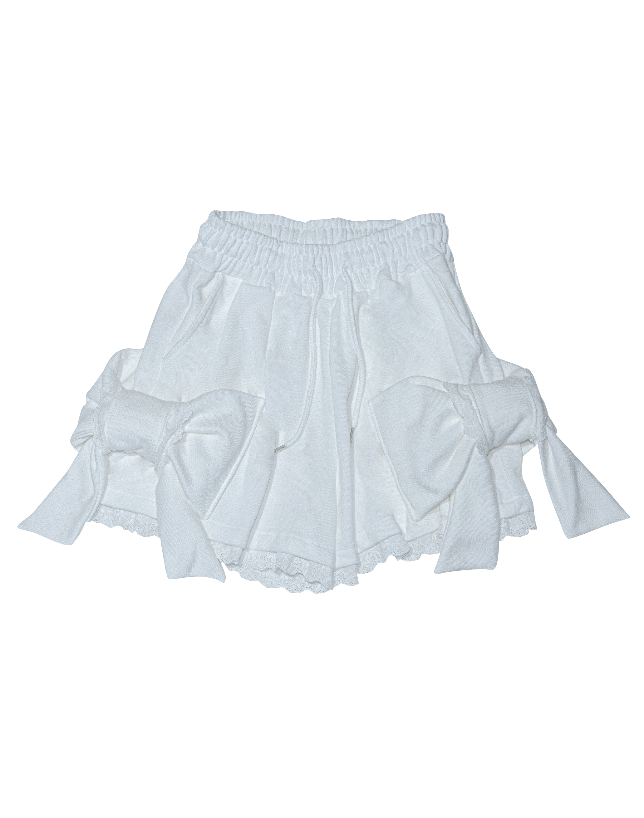 big ribbon pants(white)