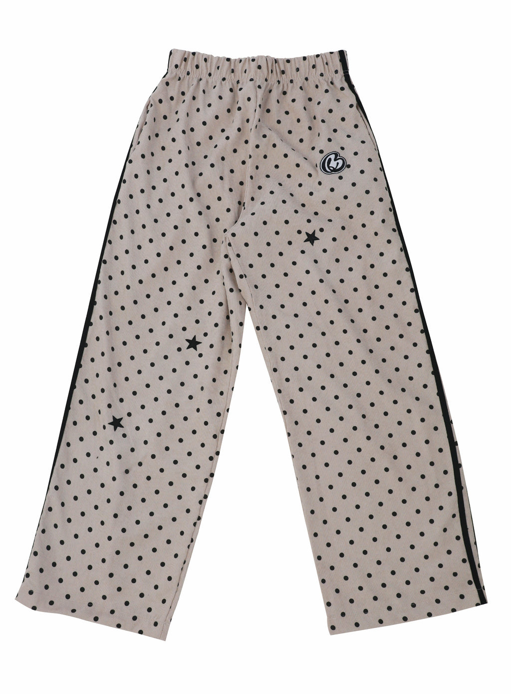 dot patch pants