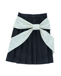 bigribbon skirt(grey×white)