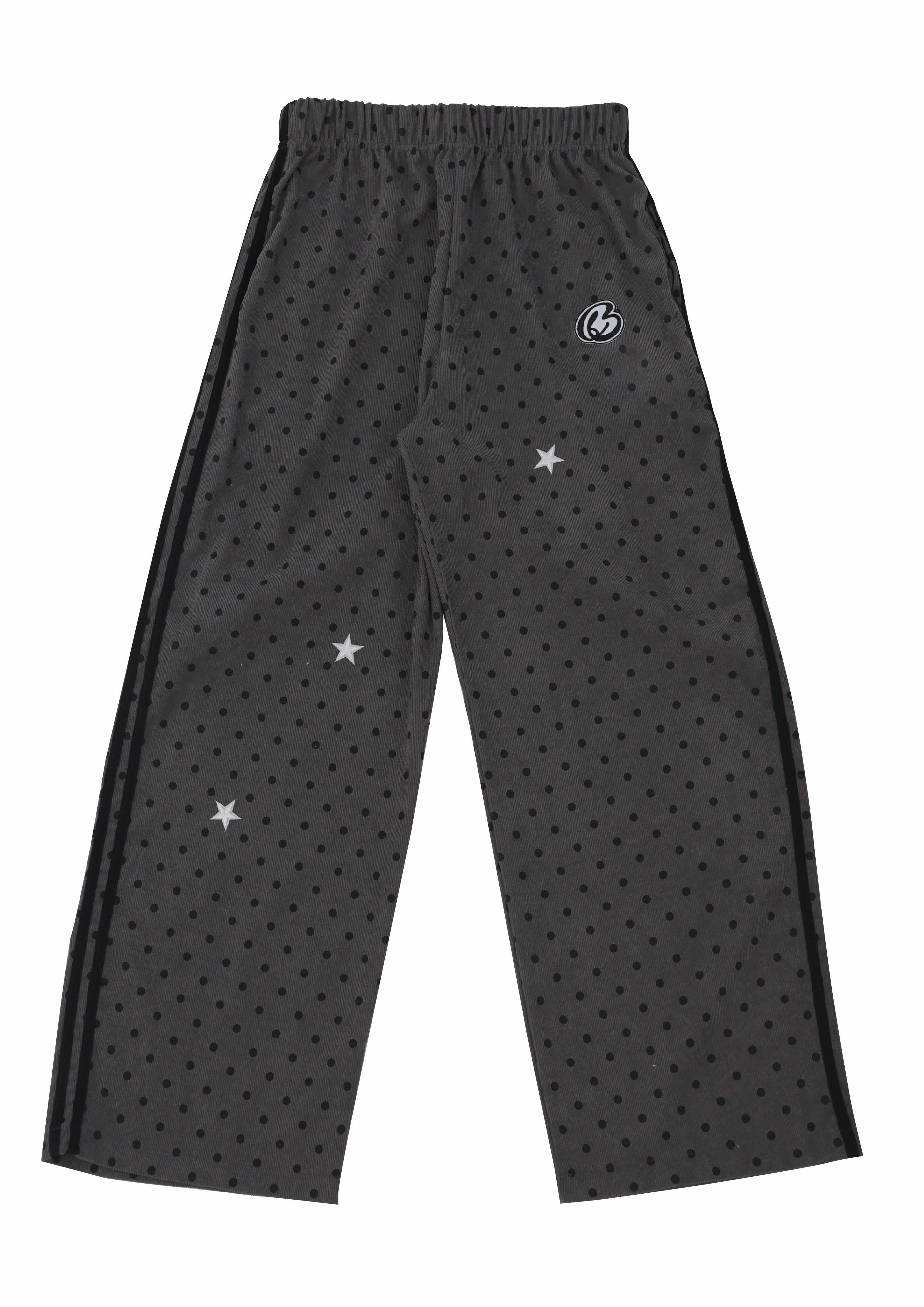 dot patch pants