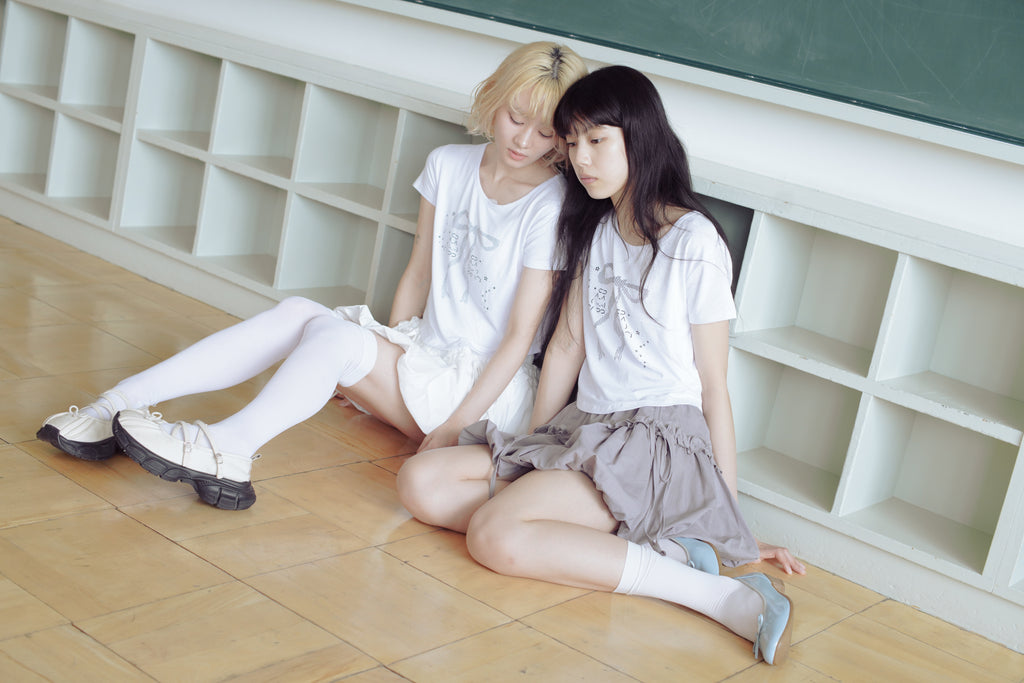 frill balloon skirt(gray)