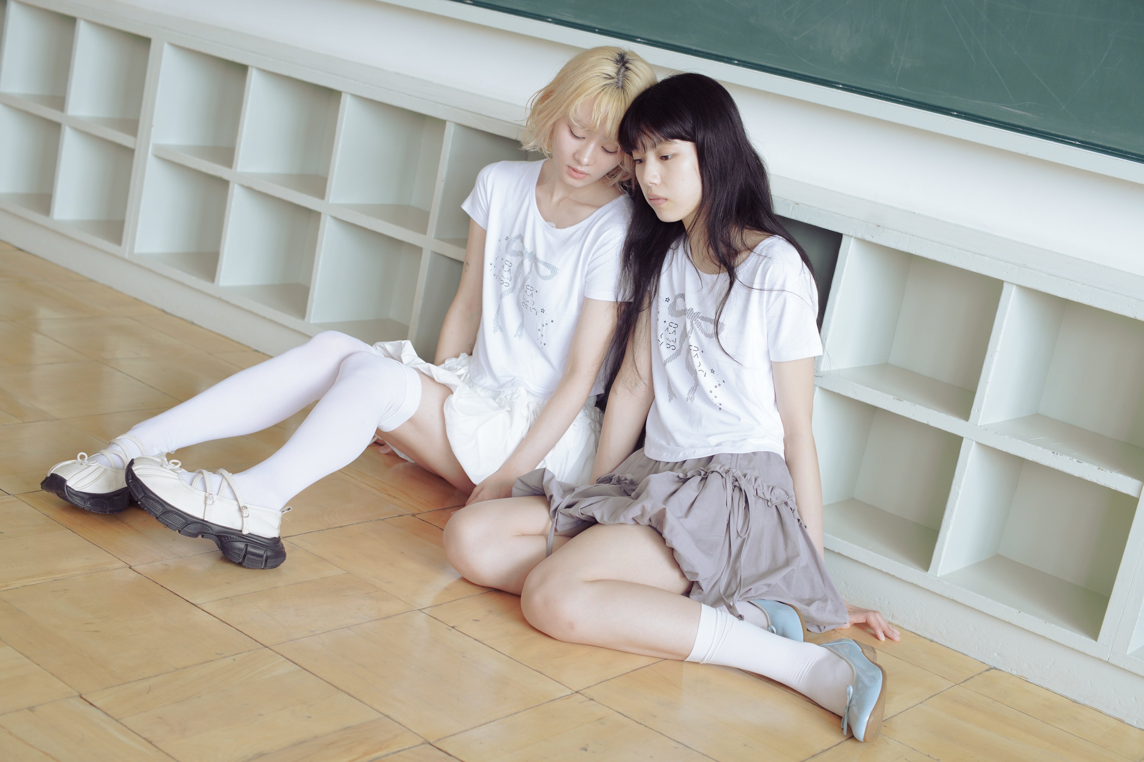 frill balloon skirt(gray)