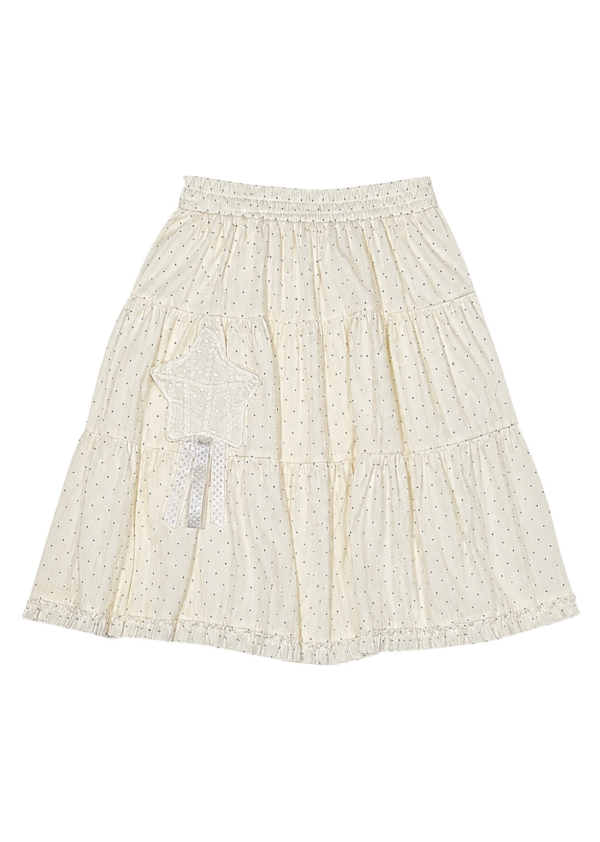 rosette pocket skirt(cream)