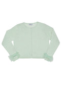 ribbon sleeve cardigan(mint)