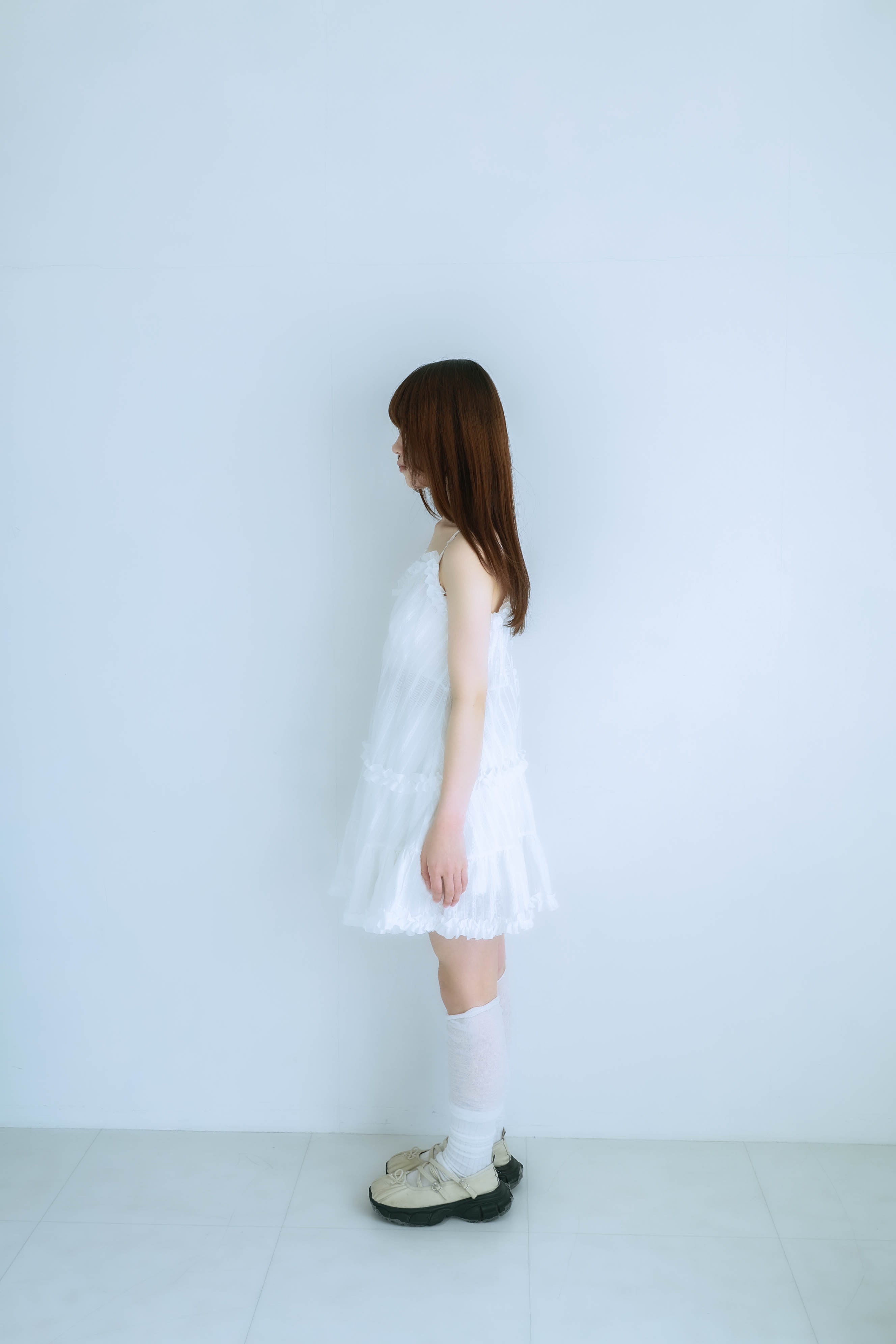 frill cami onepiece(white)