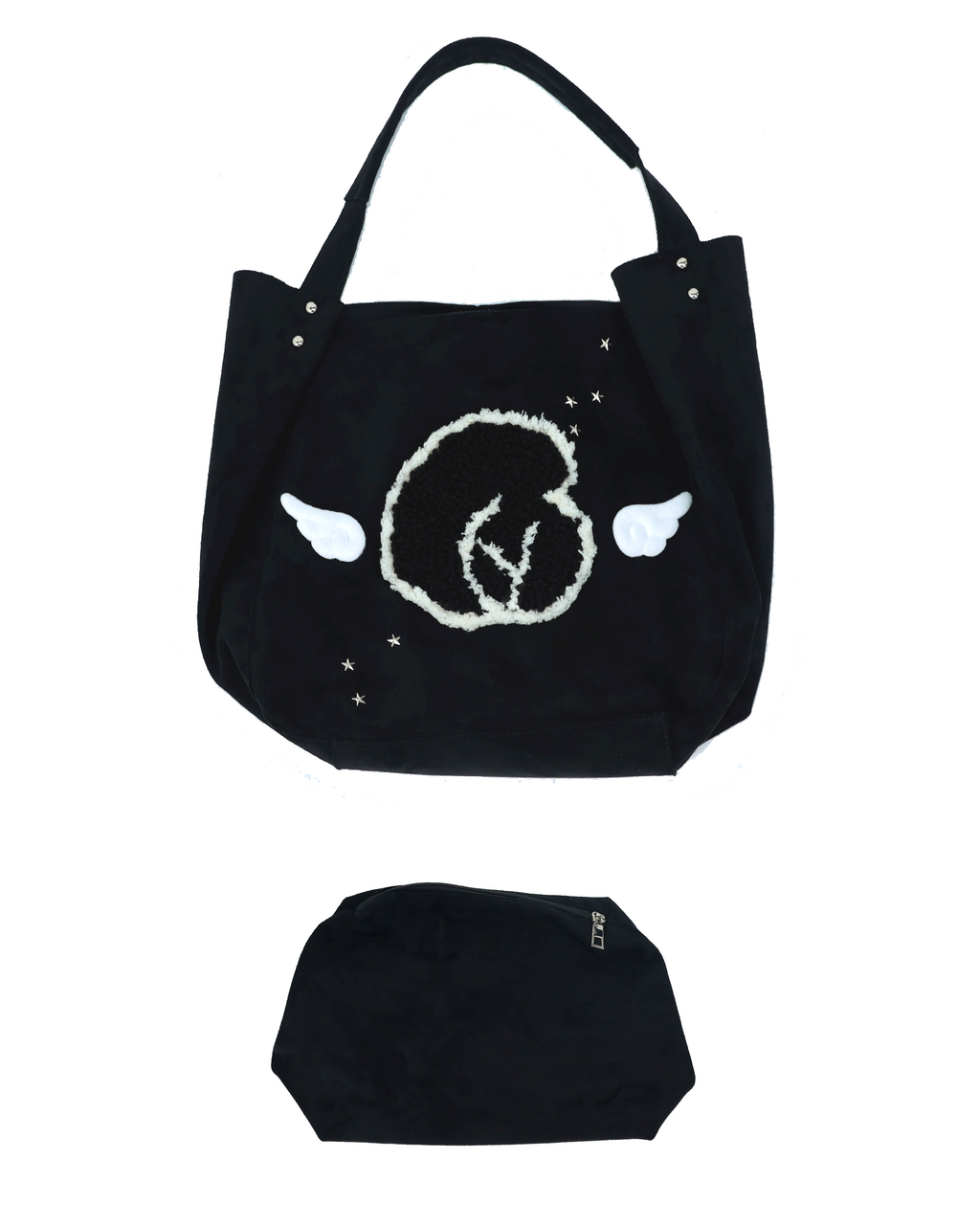 angel furlogo suedebag