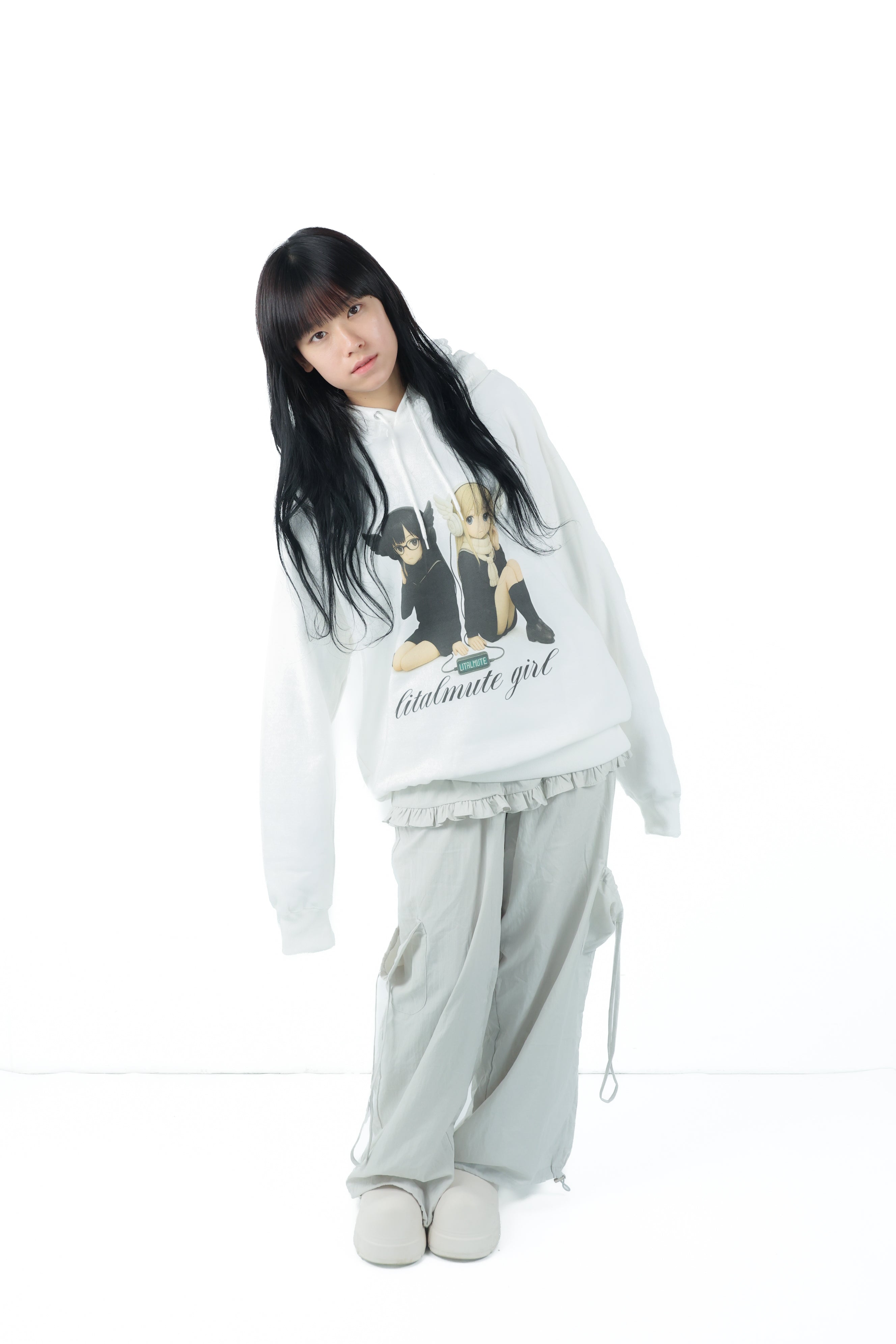 layered frill cargopants