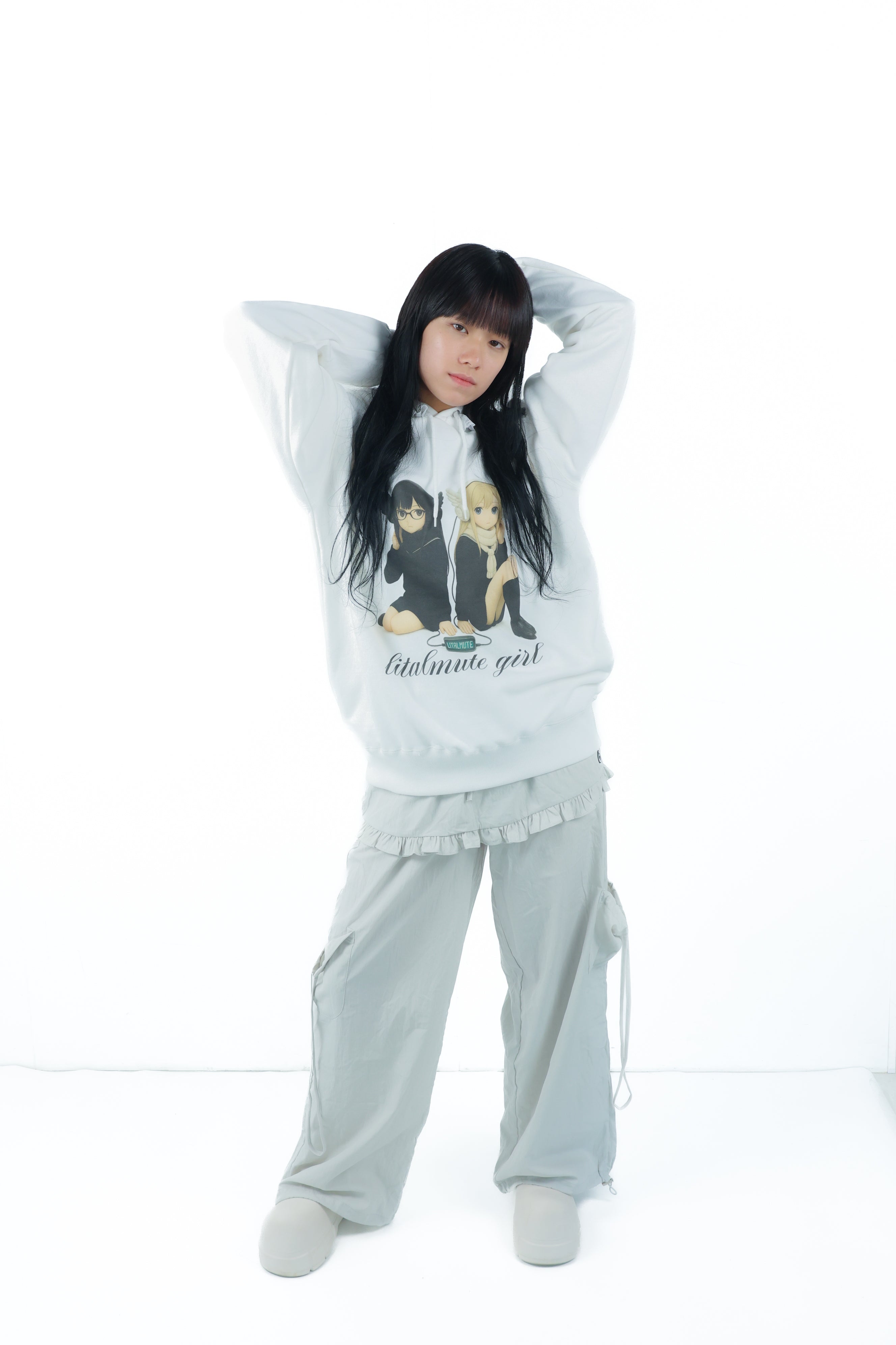 layered frill cargopants