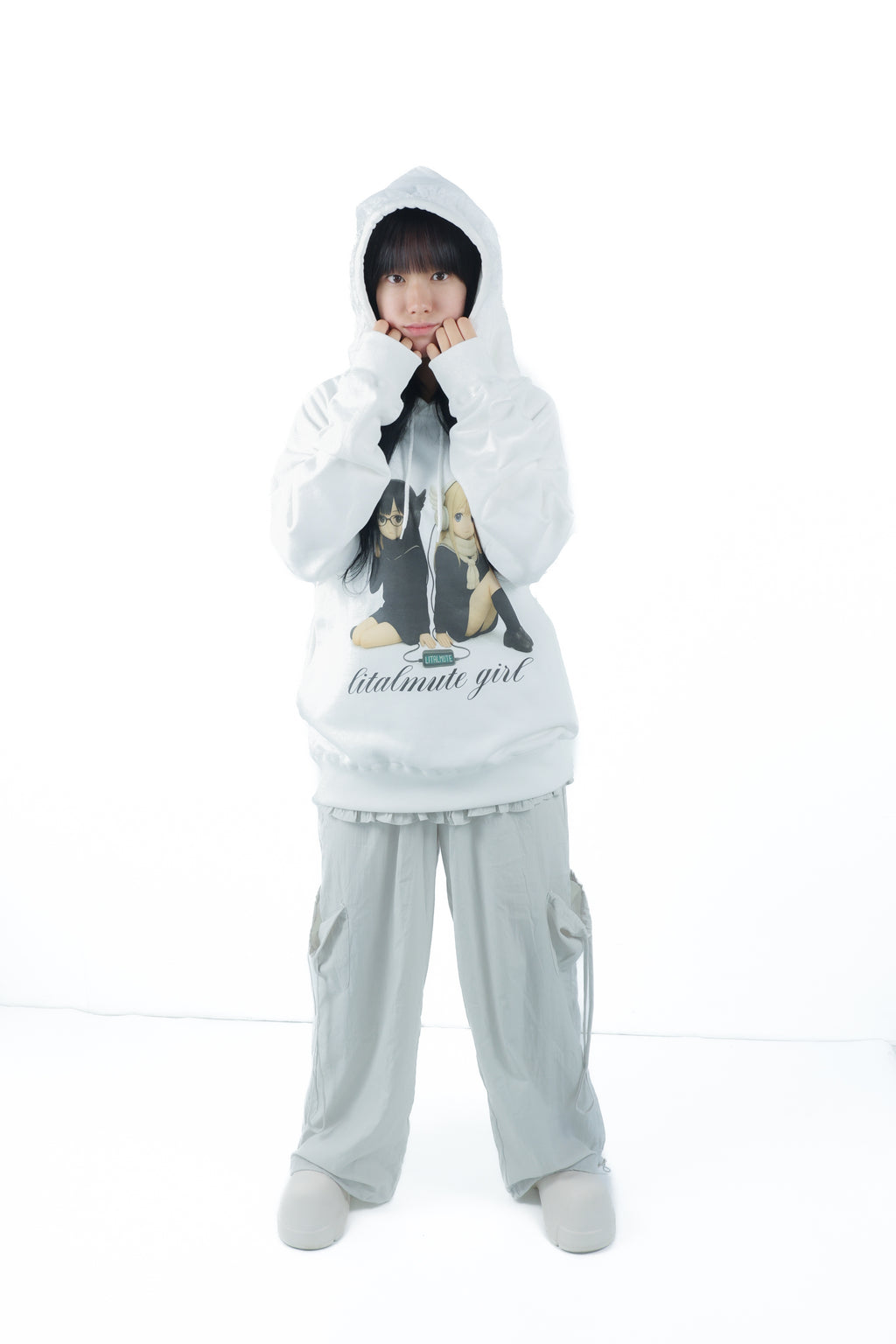 layered frill cargopants