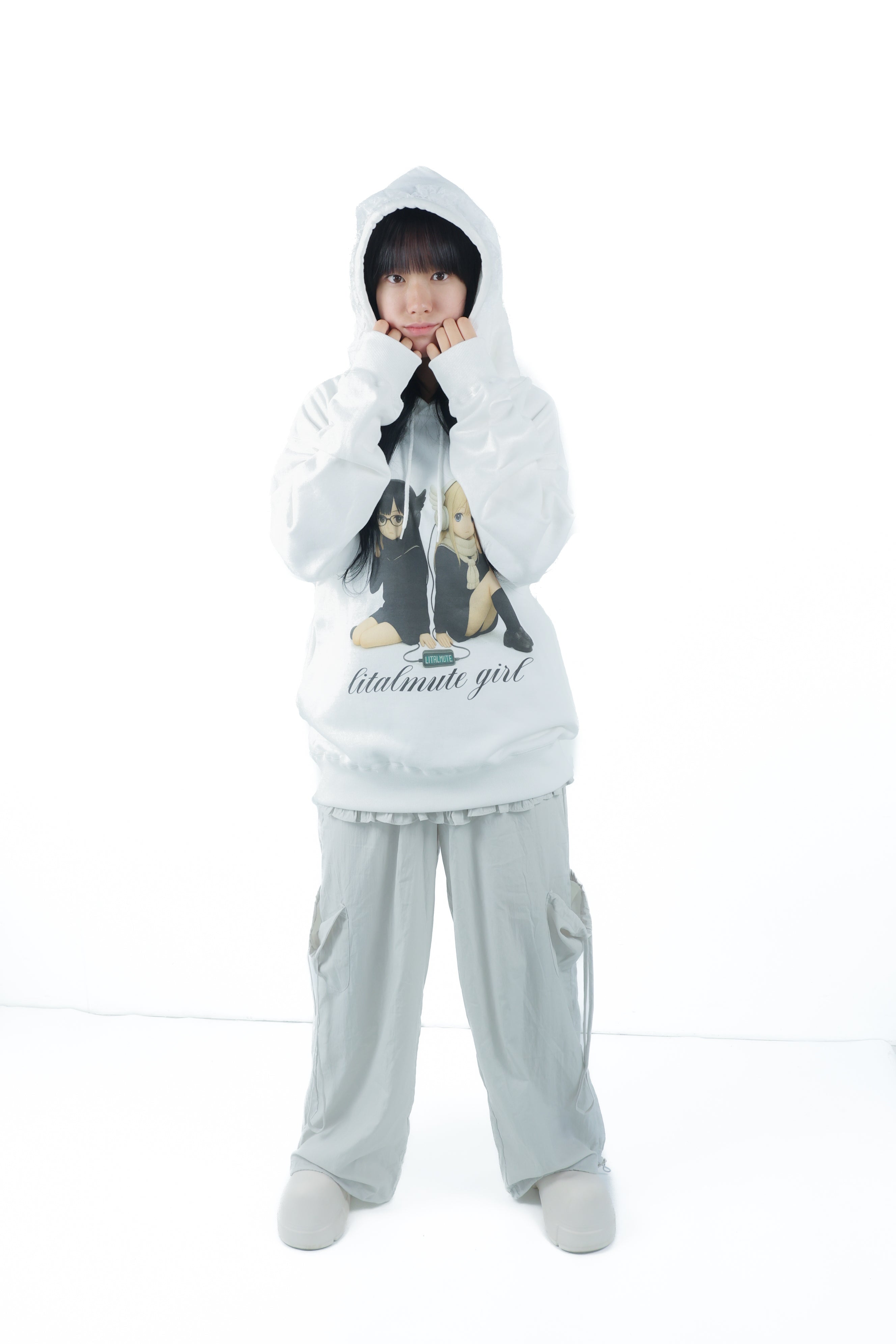 layered frill cargopants