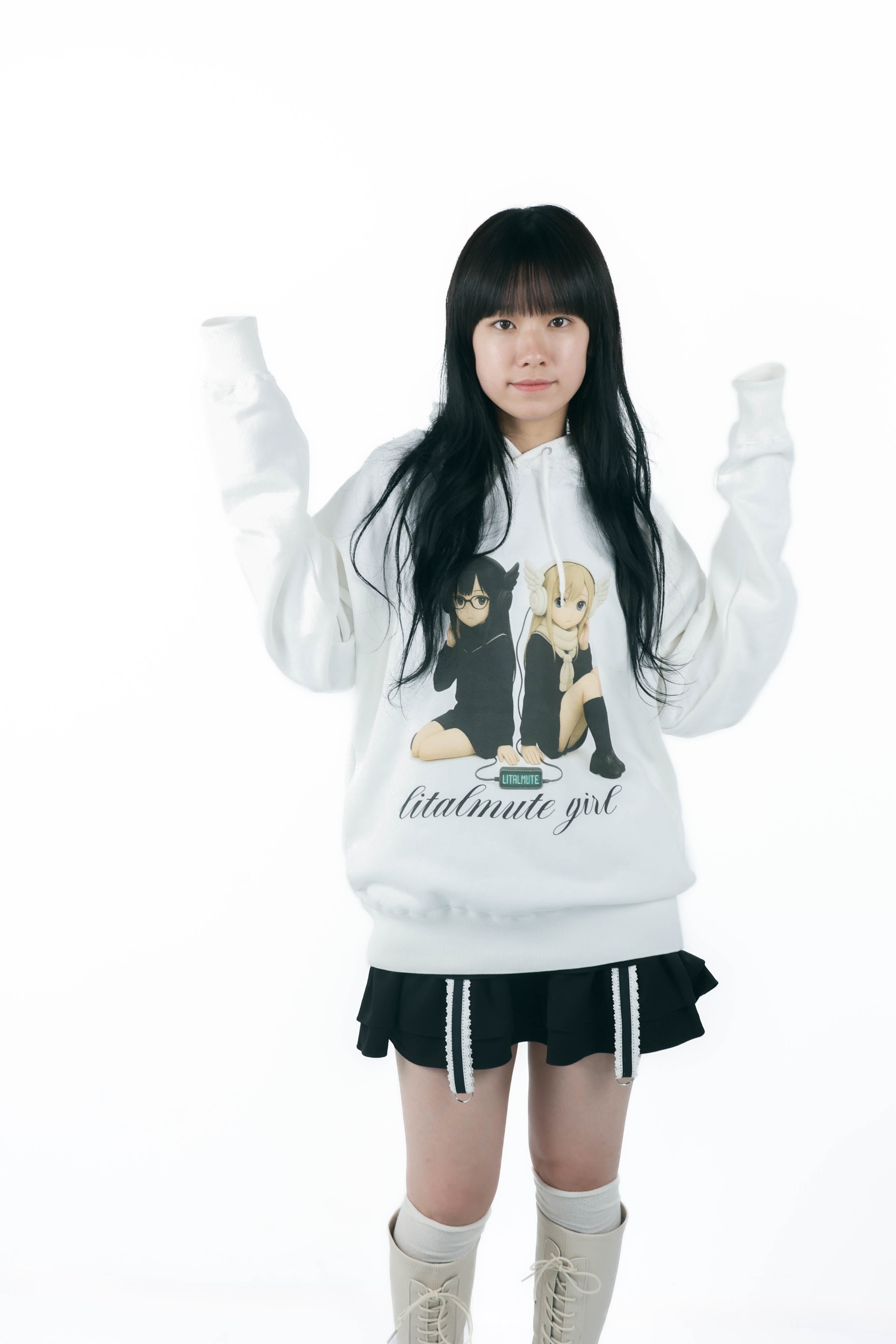 gater tiered skirt(black)