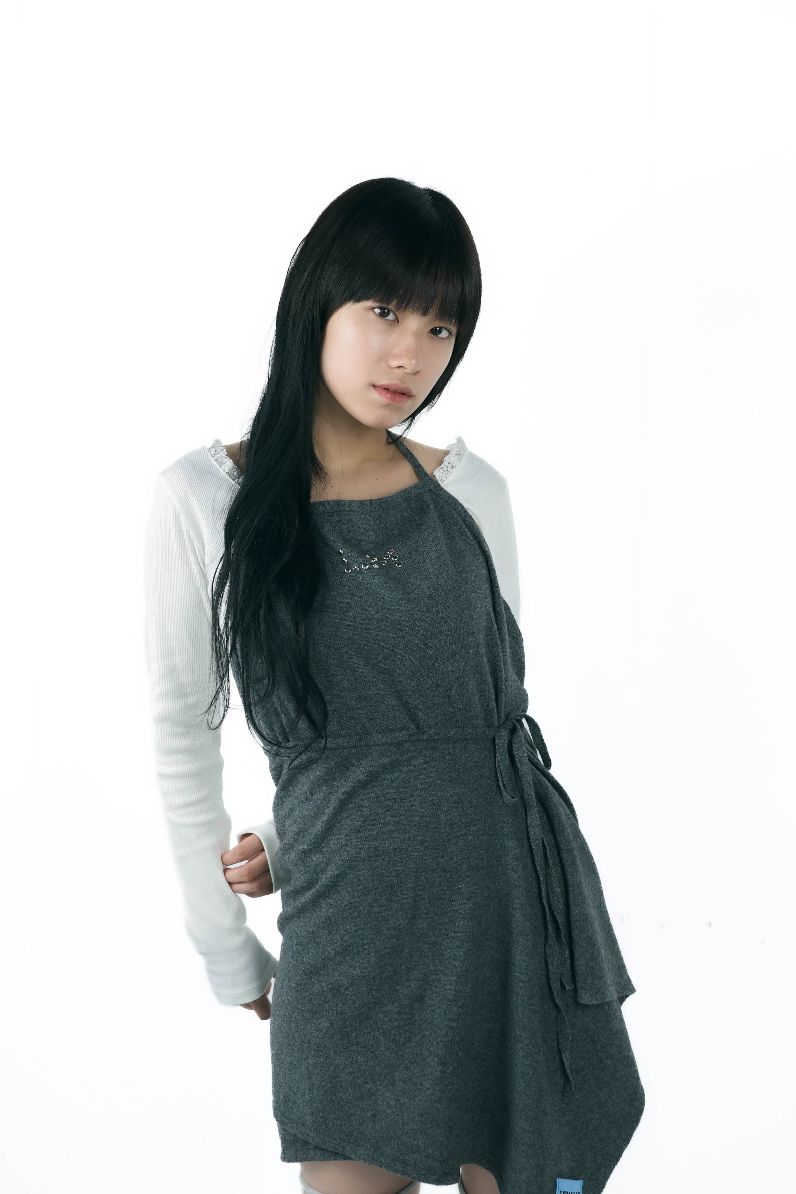 studs layered onepiece(gray)