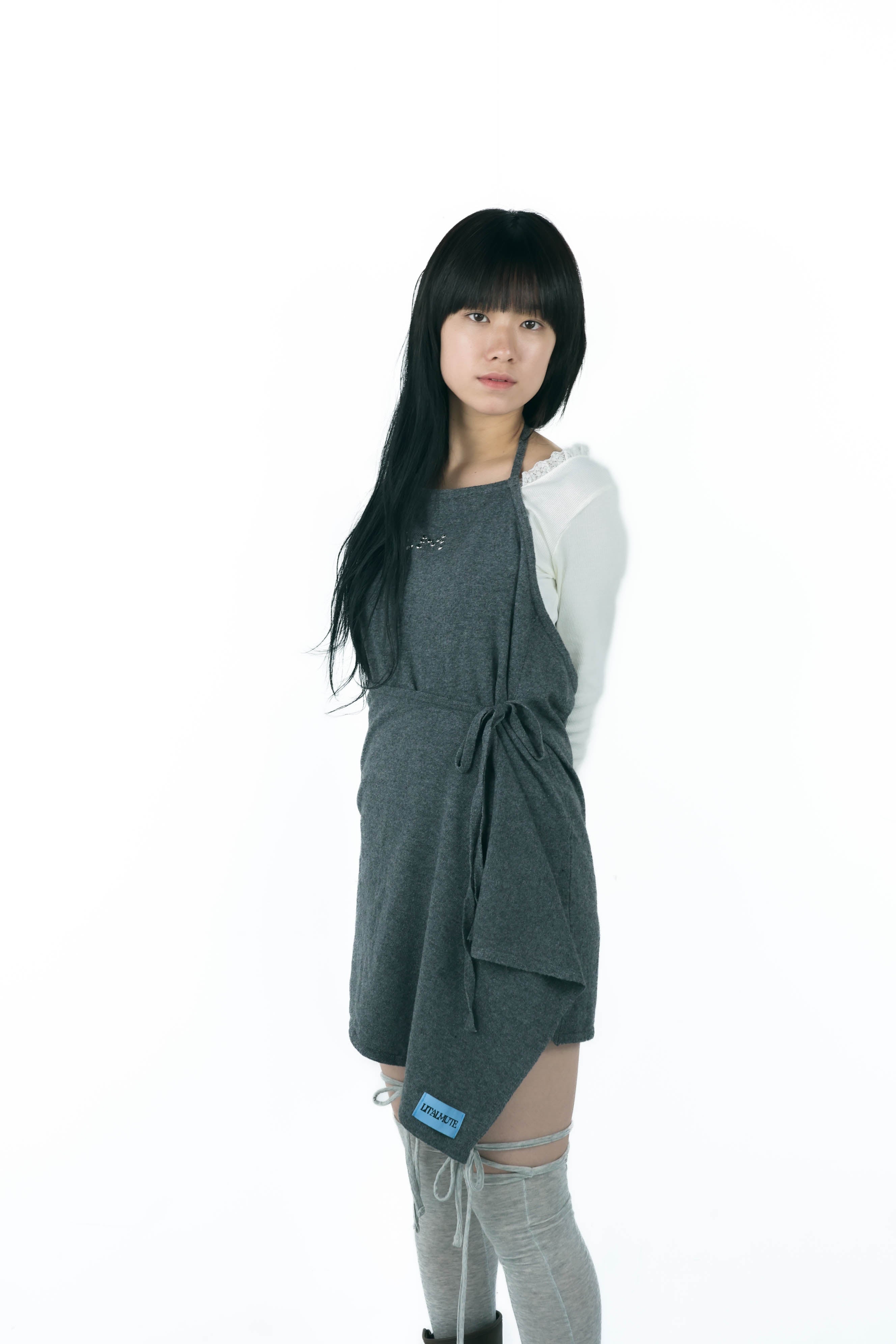 studs layered onepiece(gray)