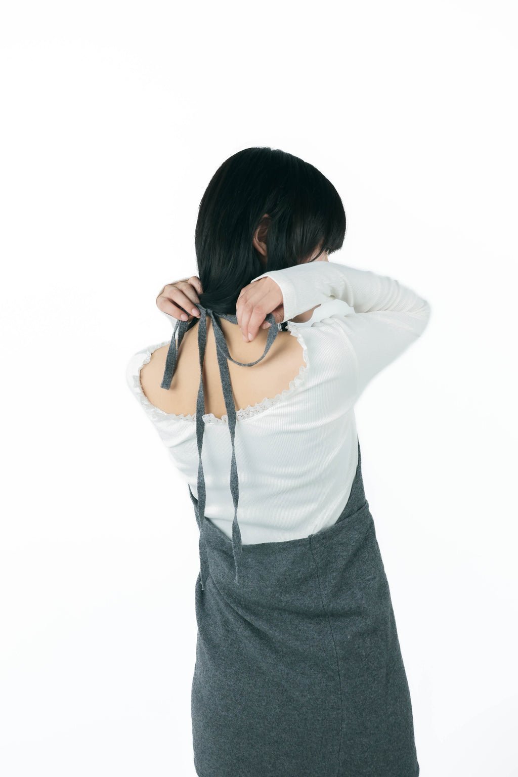 studs layered onepiece(gray)