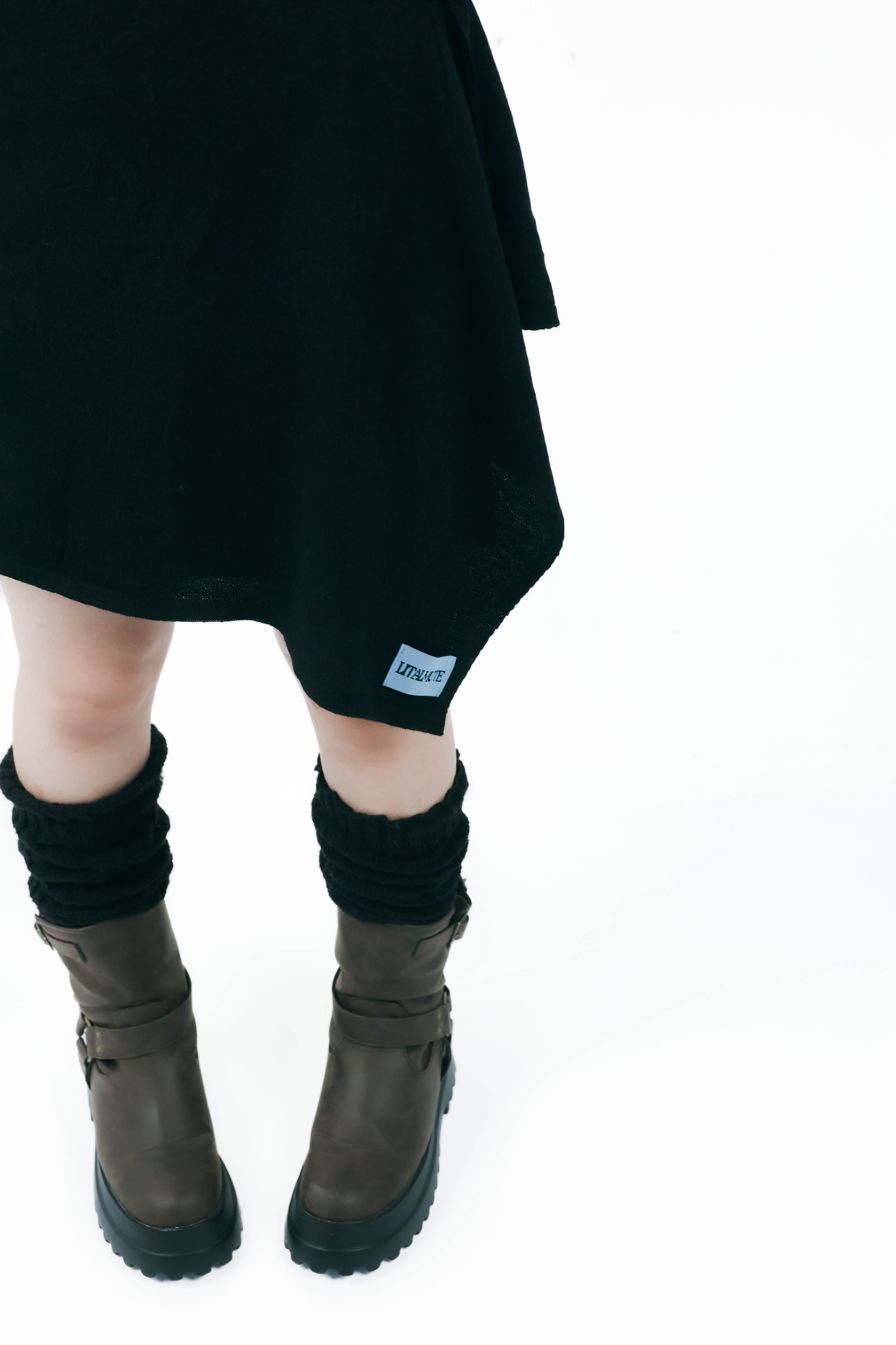 studs layered onepiece(black)