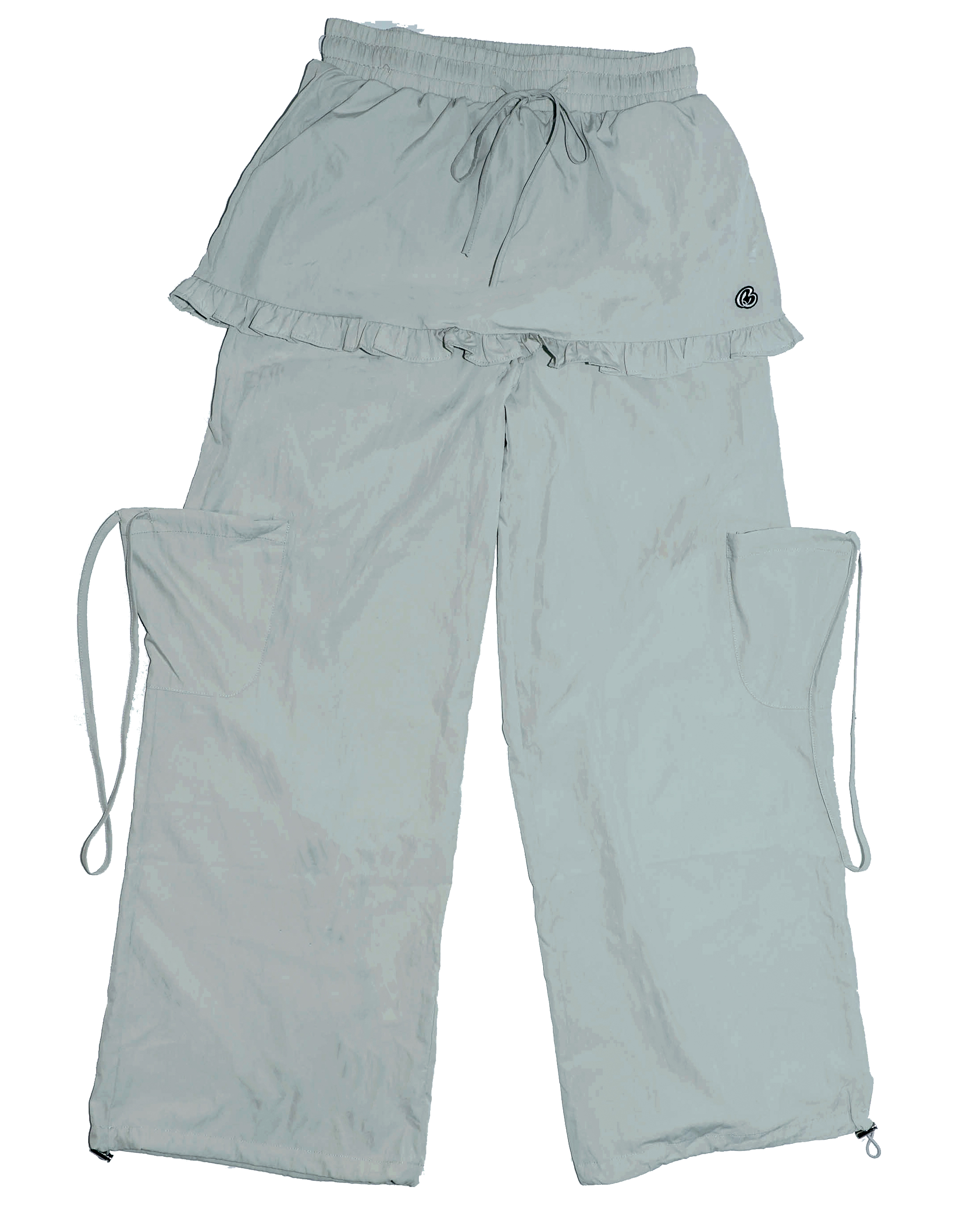 layered frill cargopants
