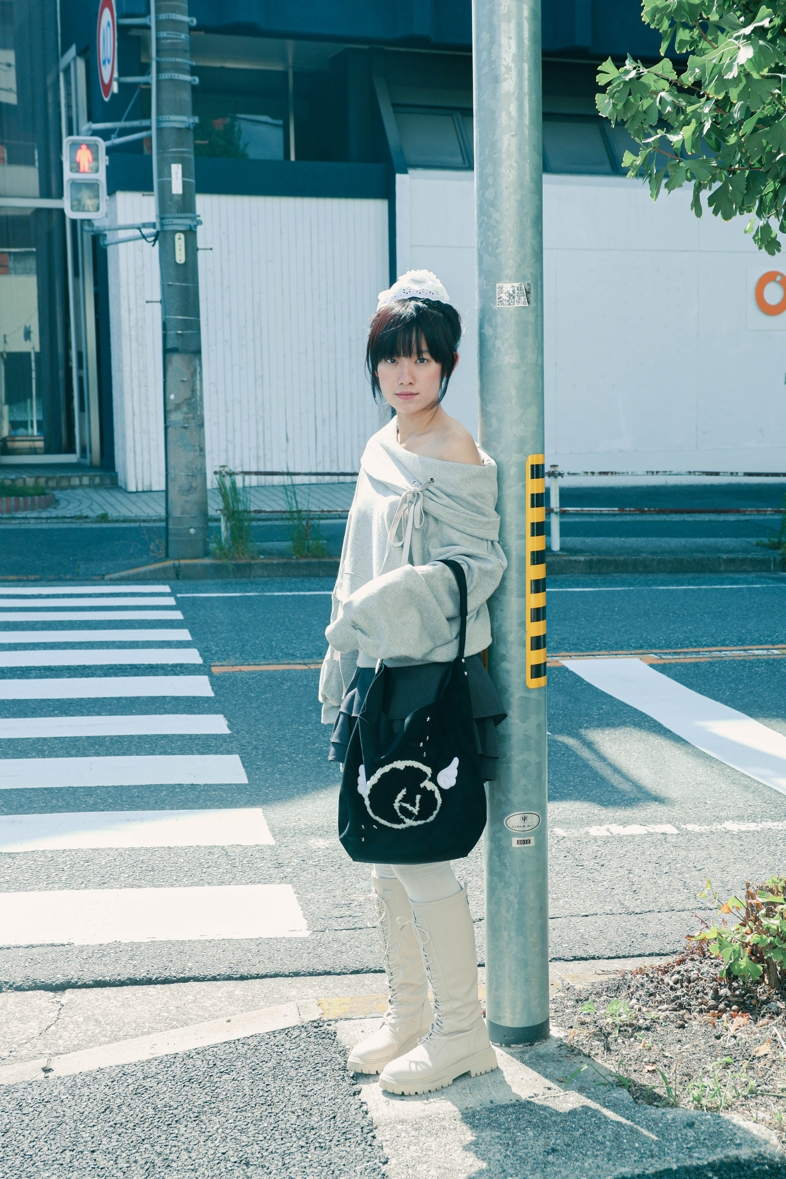 angel furlogo suedebag