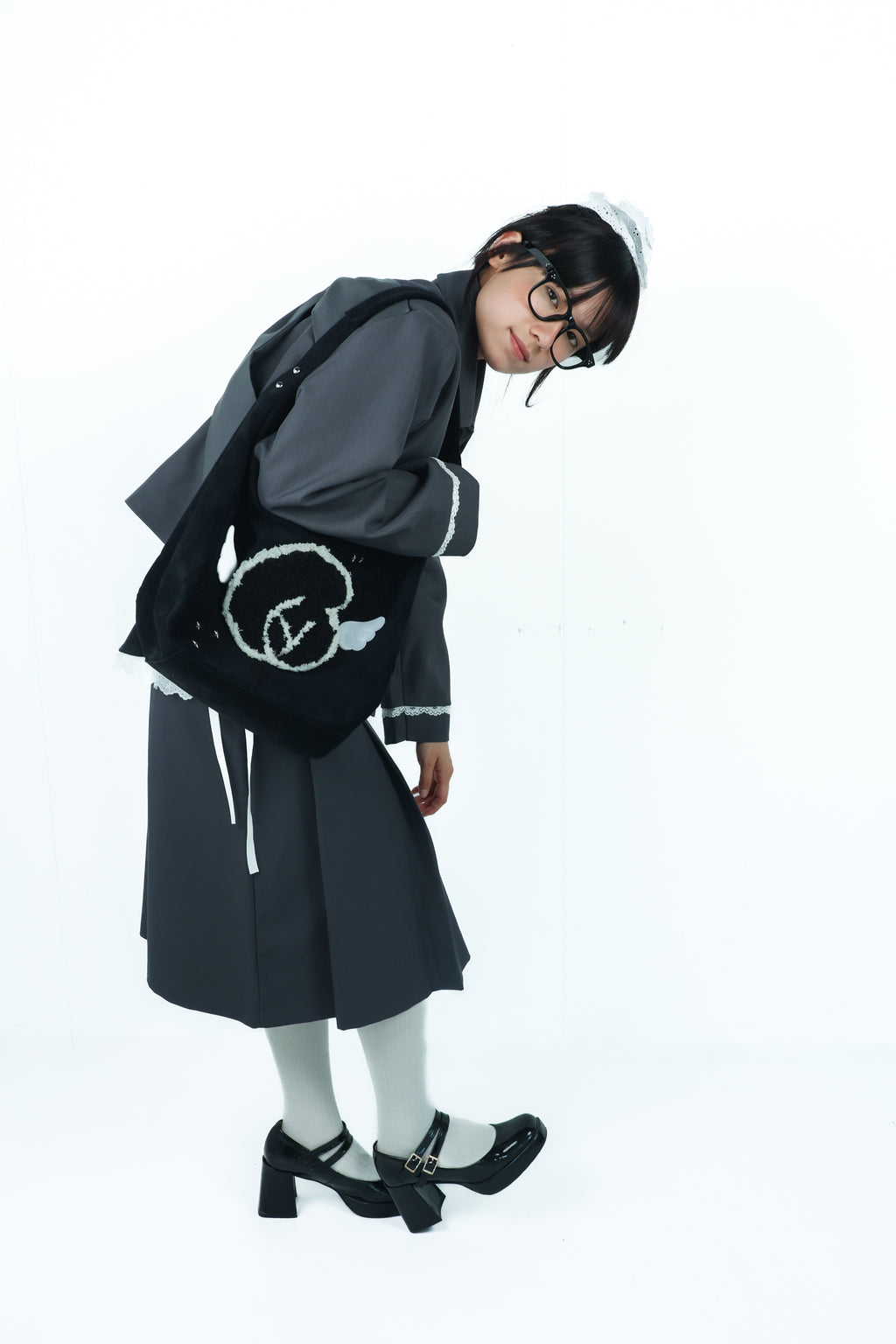 angel furlogo suedebag
